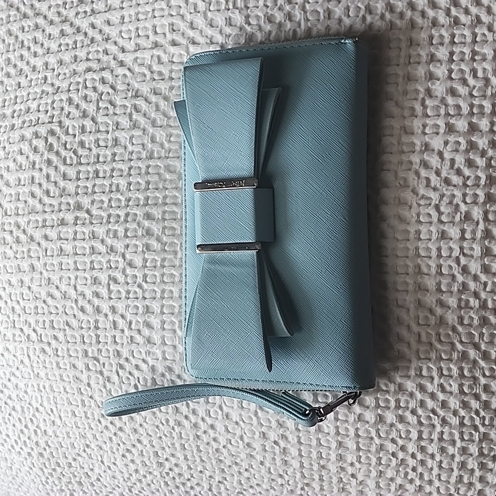 Betsy Johnson Blue Clutch Wallet